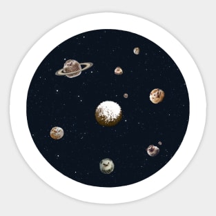 Hedgehog Galaxy Sticker